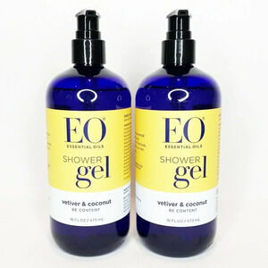 2 - EO Essential Oils Shower Gel Vetiver Coconut